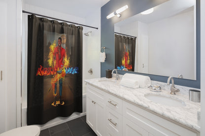 Aries Man Shower Curtains