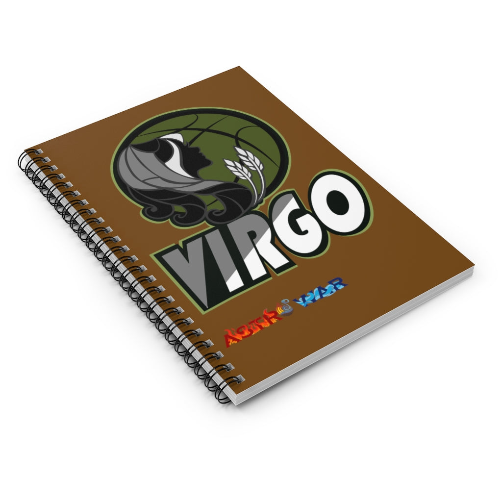 Virgo Spiral Notebook - Ruled Line