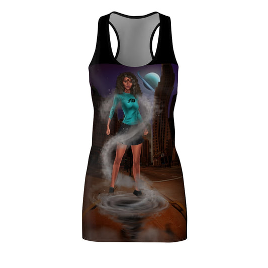 Women's Aquarius Cut & Sew Racerback Dress