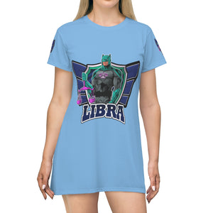 Libra All Over Print T-Shirt Dress