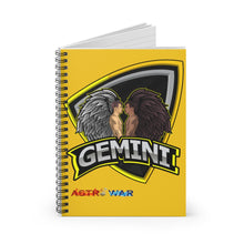 Load image into Gallery viewer, Gemini Spiral Notebook - Ruled Line
