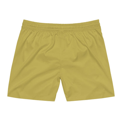 Leo Men's Birthday Mid-Length Swim Shorts (AOP)