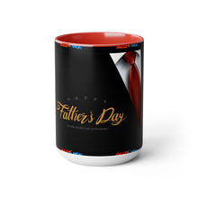 Load image into Gallery viewer, Father&#39;s Day (4) Two-Tone Coffee Mugs, 15oz
