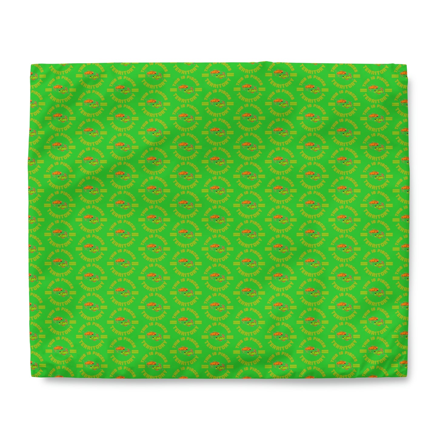 Pisces-Green Duvet Cover