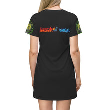 Load image into Gallery viewer, Gemini All Over Print T-Shirt Dress
