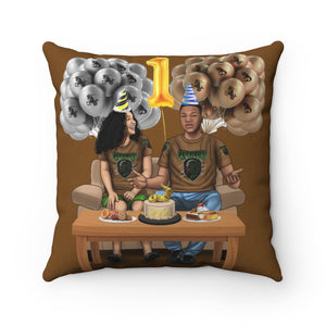 Capricorn Birthday Spun Polyester Square Pillow