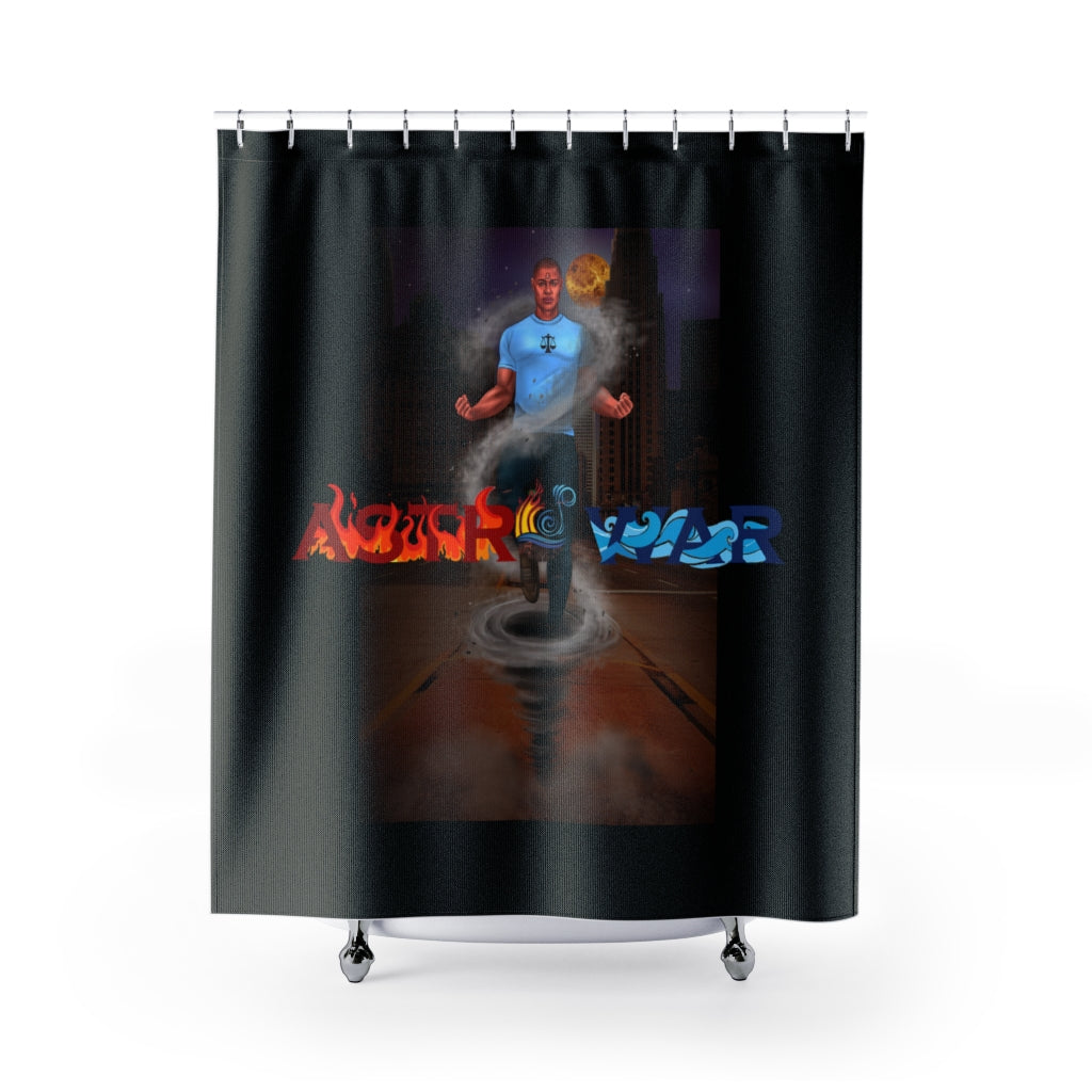 Libra Man Shower Curtains