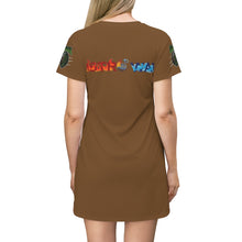 Load image into Gallery viewer, Capricorn All Over Print T-Shirt Dress
