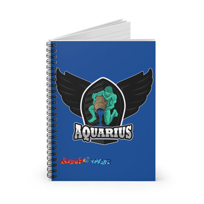 Aquarius Spiral Notebook - Ruled Line