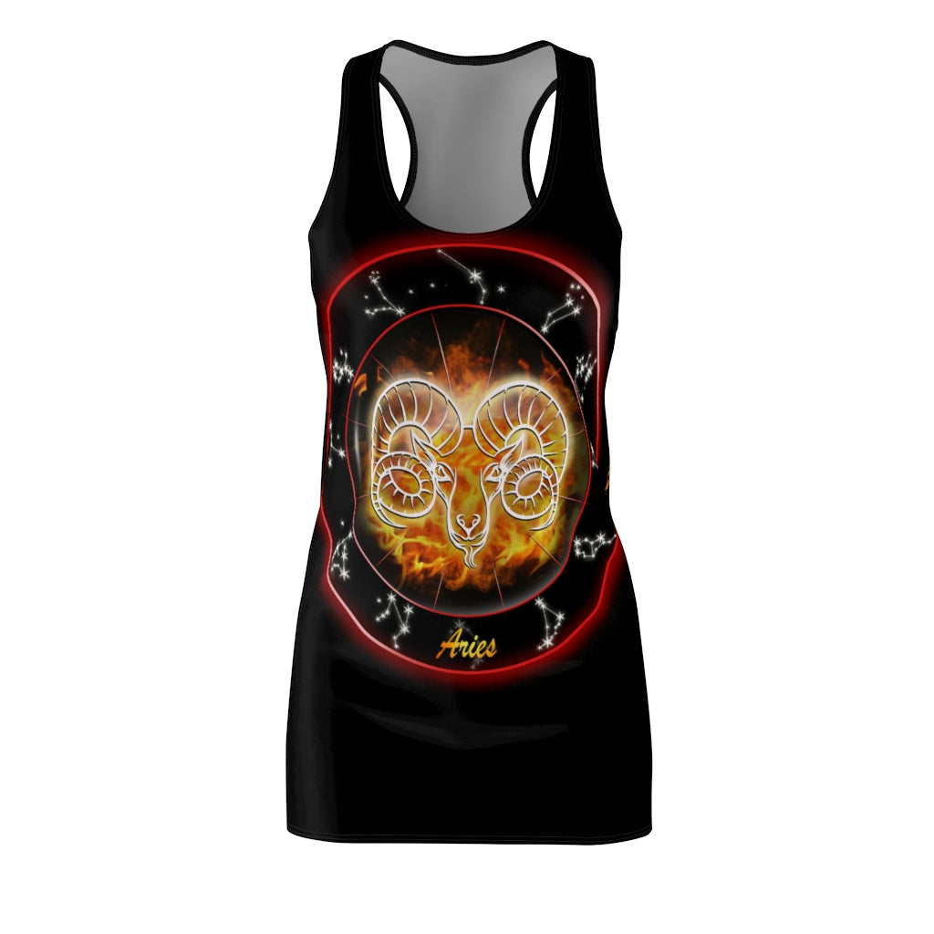 Women's Aries Logo Cut & Sew Racerback Dress