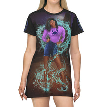 Load image into Gallery viewer, Cancer All Over Print T-Shirt Dress
