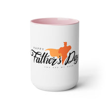 Load image into Gallery viewer, Father&#39;s Day (3) Two-Tone Coffee Mugs, 15oz
