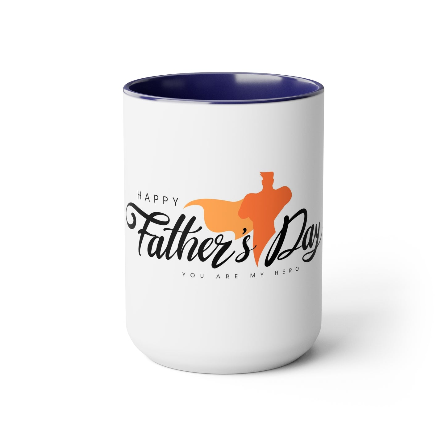 Father's Day (3) Two-Tone Coffee Mugs, 15oz