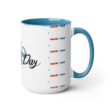 Load image into Gallery viewer, Father&#39;s Day (2) Two-Tone Coffee Mugs, 15oz
