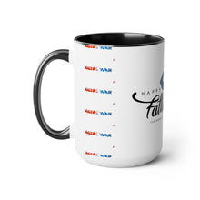 Load image into Gallery viewer, Father&#39;s Day (2) Two-Tone Coffee Mugs, 15oz
