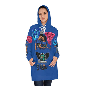 Aquarius Birthday Women's Hoodie Dress (AOP)