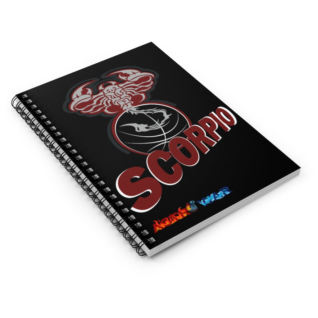 Scorpio Spiral Notebook - Ruled Line