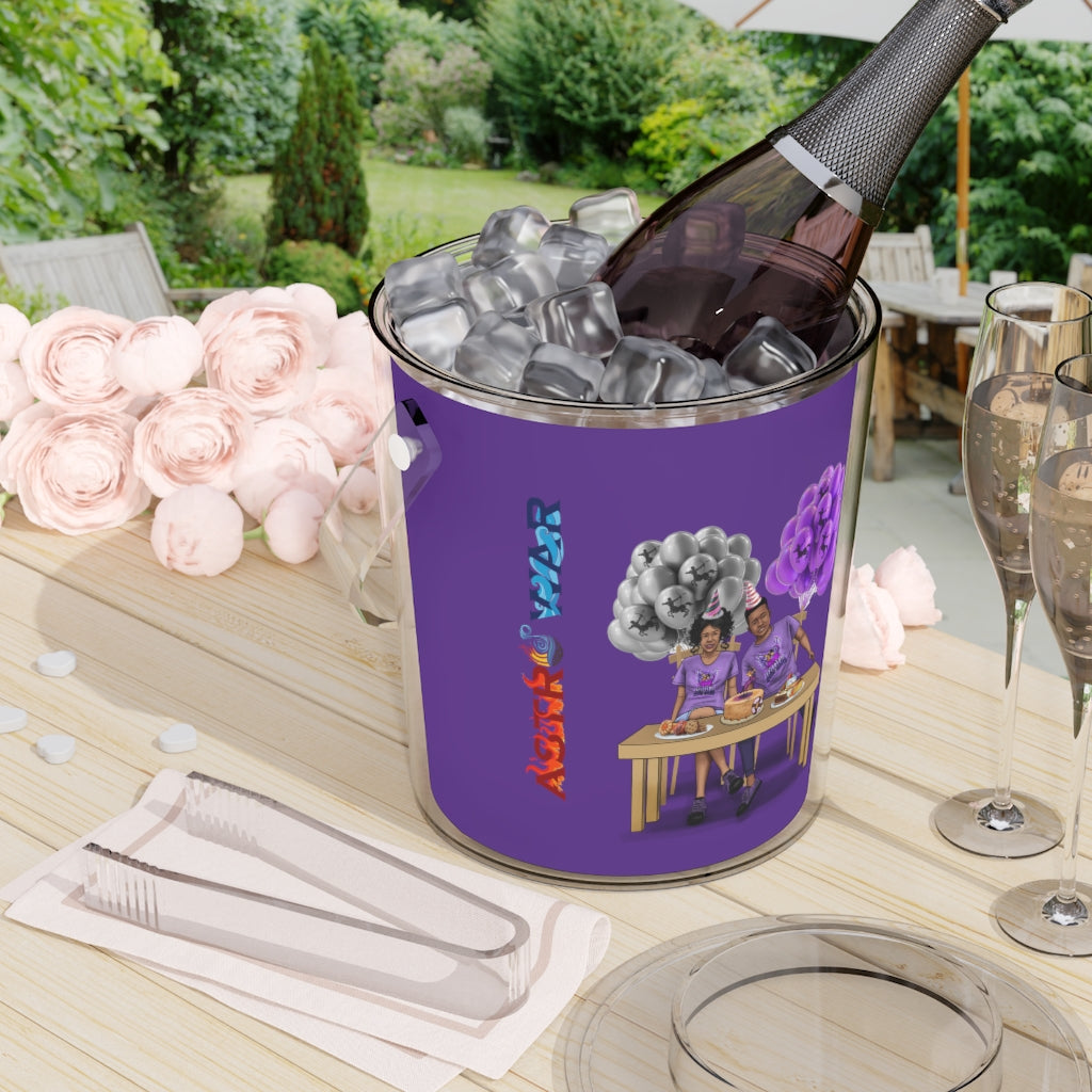 Sagittarius Birthday Ice Bucket with Tongs