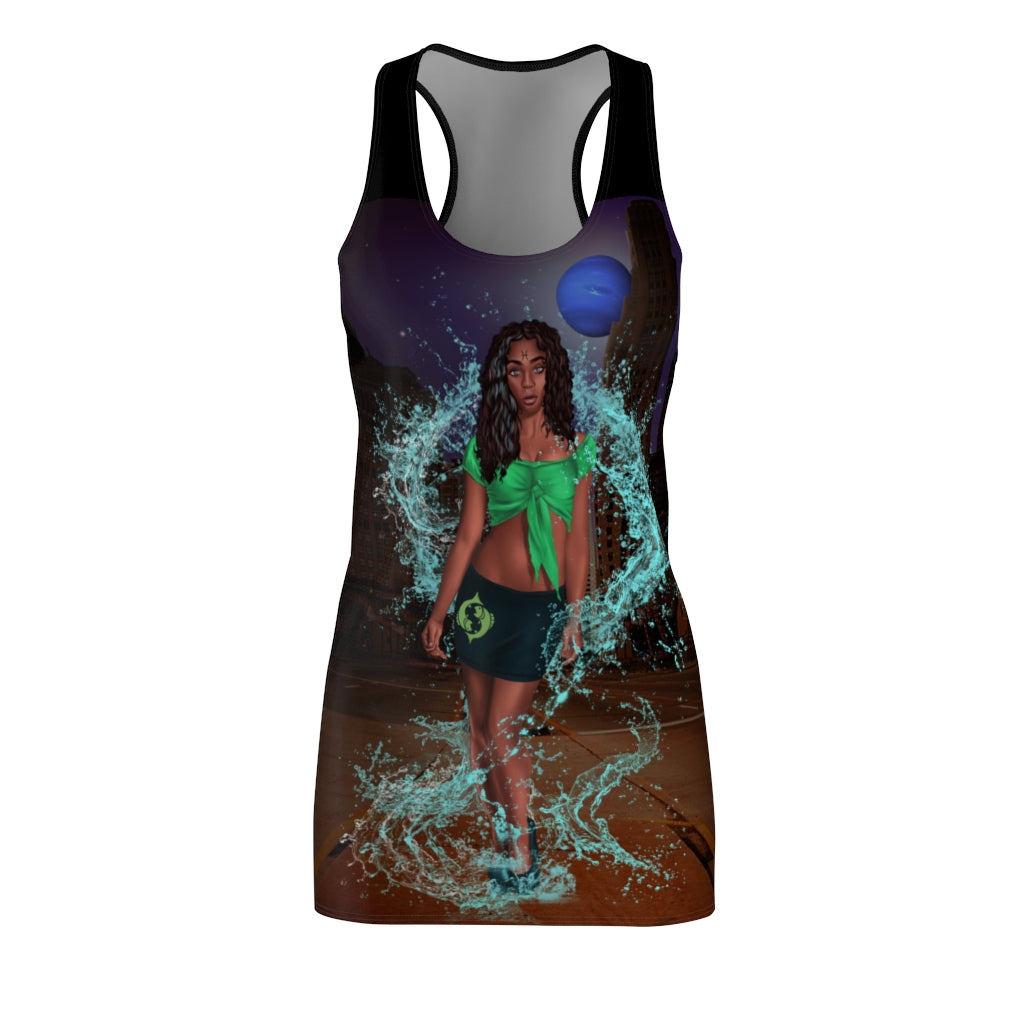 Women's Pisces Cut & Sew Racerback Dress