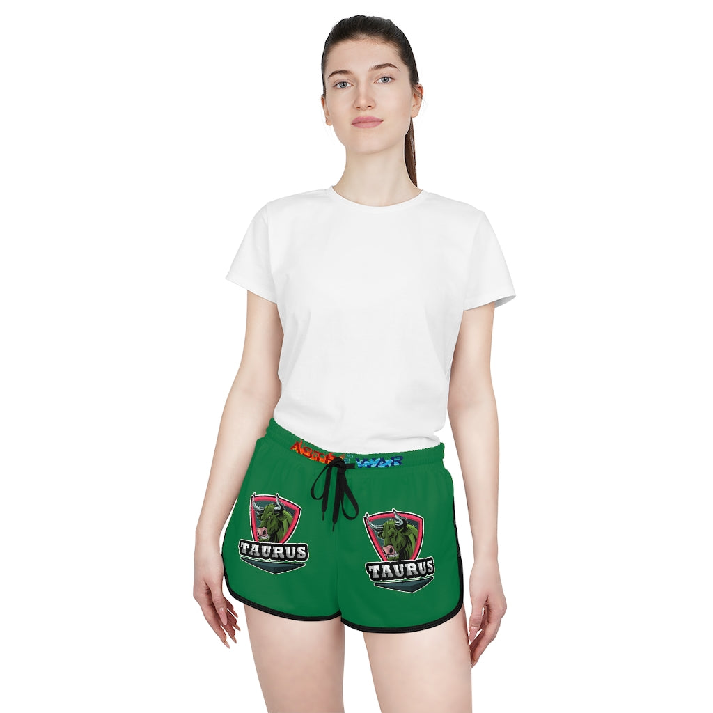 Taurus Women's Relaxed Shorts (AOP)