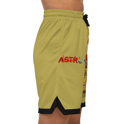 Leo Birthday Basketball Rib Shorts (AOP)