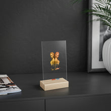 Load image into Gallery viewer, Gemini (G2) Acrylic Sign with Wooden Stand
