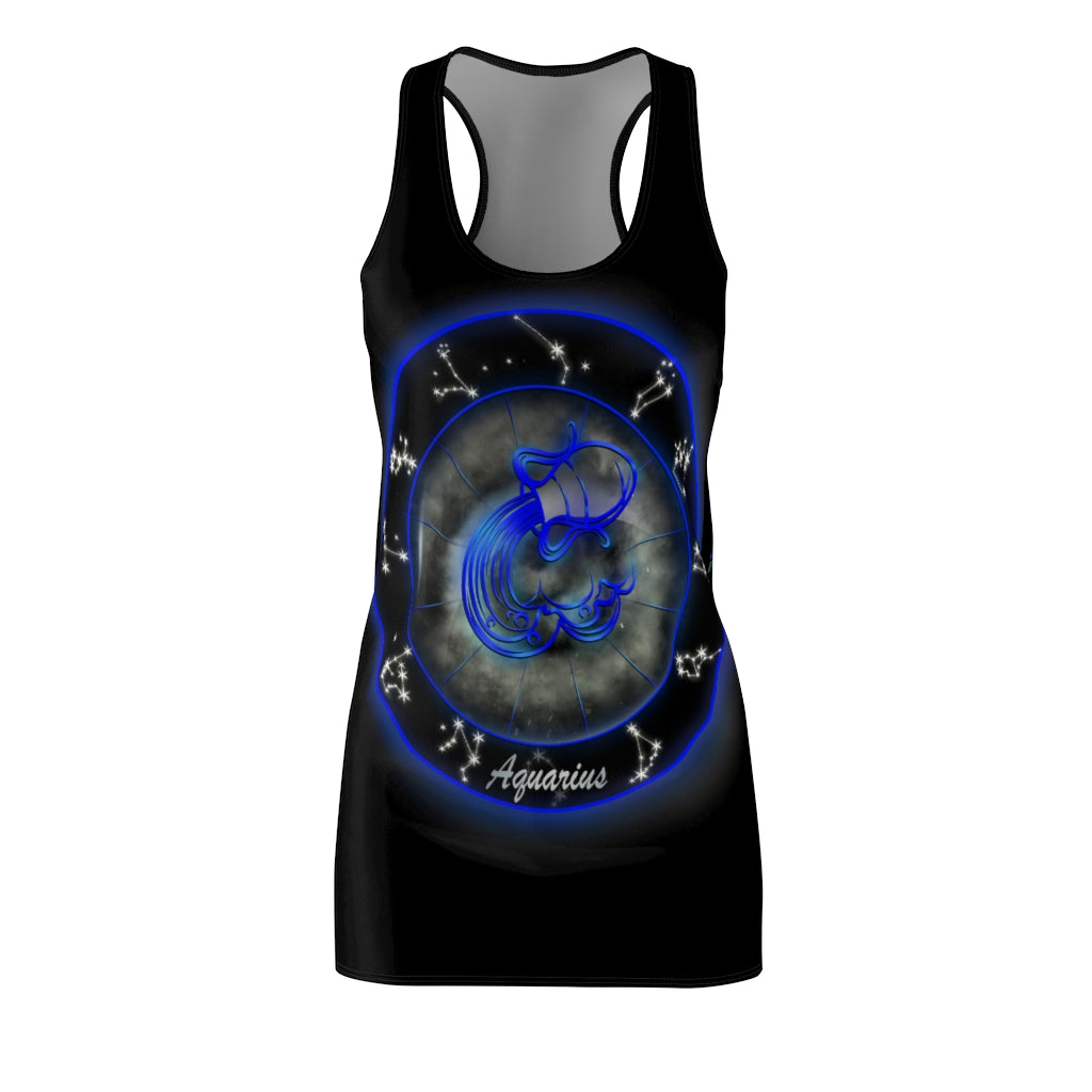 Women's Aquarius Logo Cut & Sew Racerback Dress