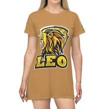 Load image into Gallery viewer, Leo All Over Print T-Shirt Dress
