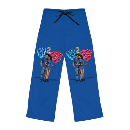 Aquarius Birthday Women's Pajama Pants (AOP)