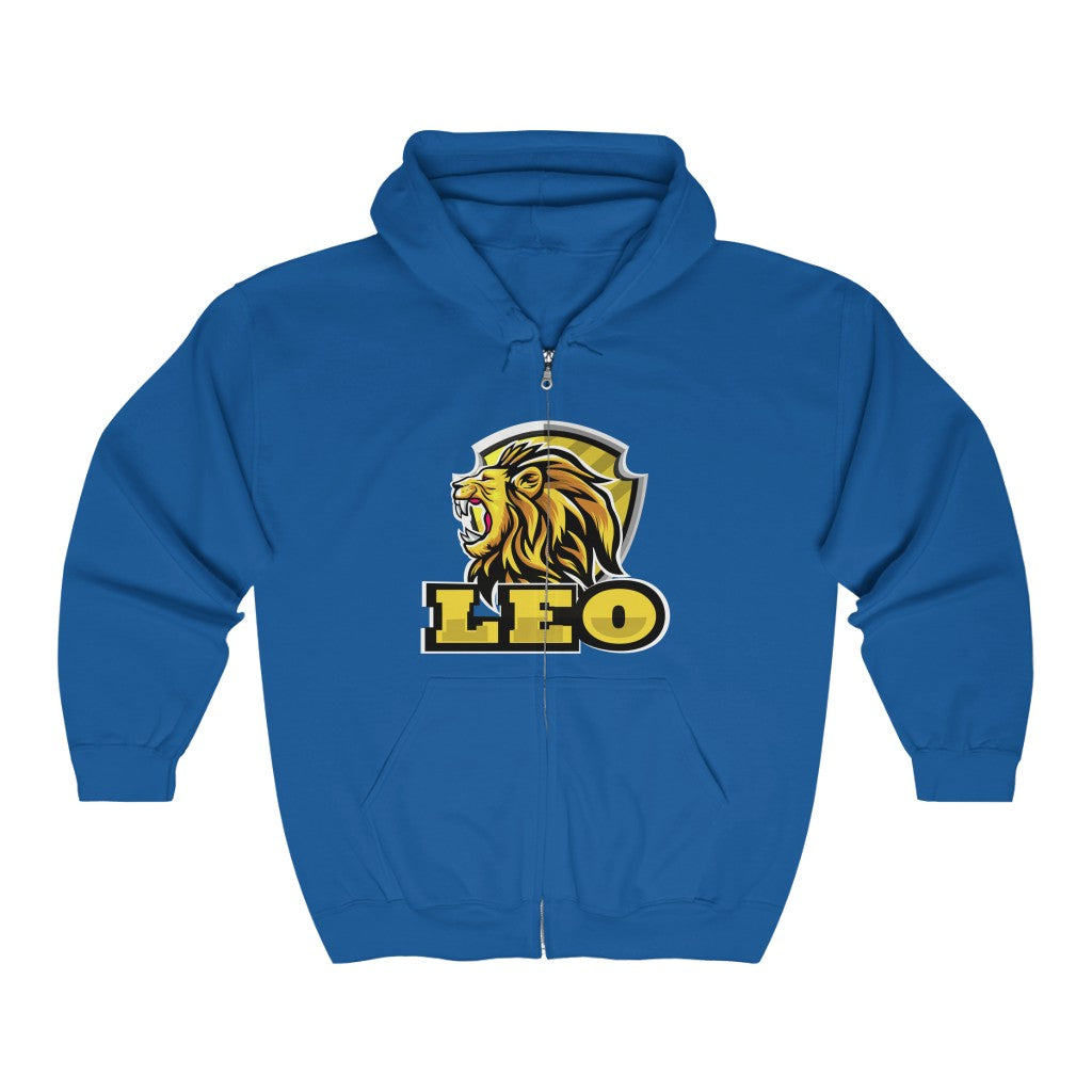 Leo Unisex Heavy Blend™ Full Zip Hooded Sweatshirt