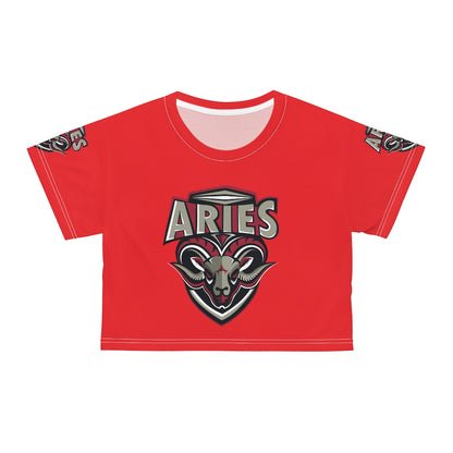 Aries AOP Crop Tee