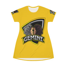 Load image into Gallery viewer, Gemini All Over Print T-Shirt Dress
