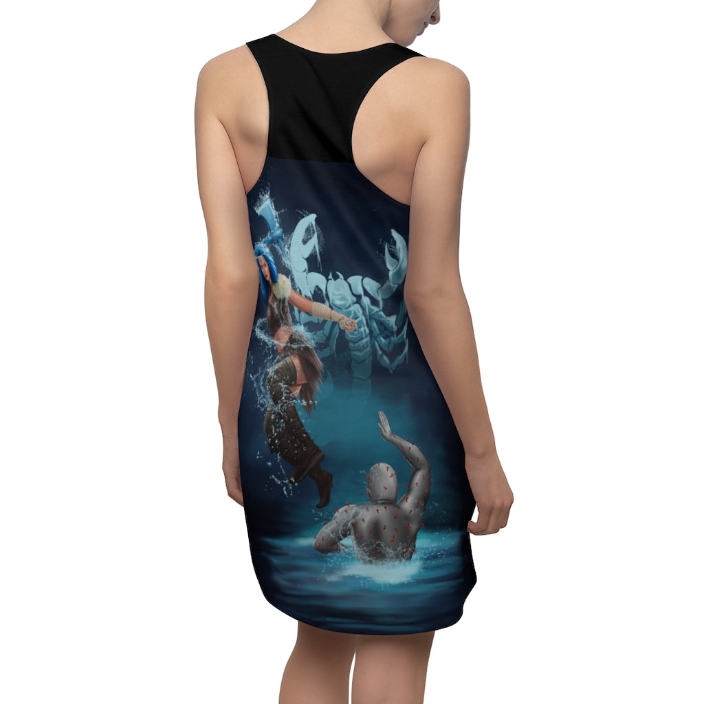 Scorpio/Virus Women's Cut & Sew Racerback Dress