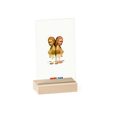 Load image into Gallery viewer, Gemini (G2) Acrylic Sign with Wooden Stand
