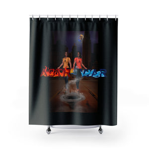 Gemini Woman Shower Curtains