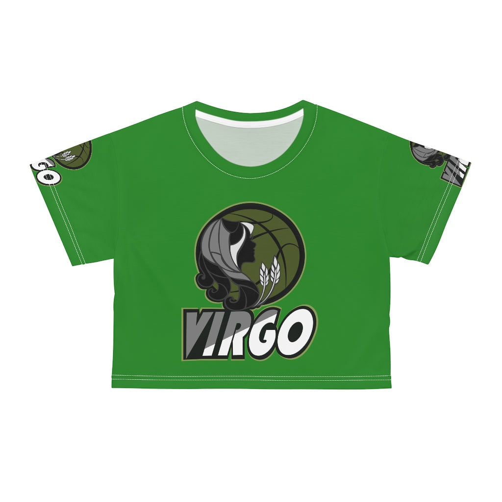 Virgo AOP Crop Tee