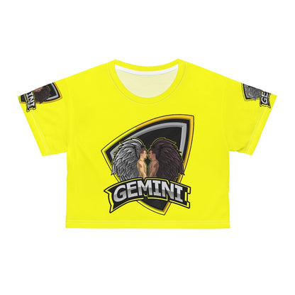 Gemini AOP Crop Tee