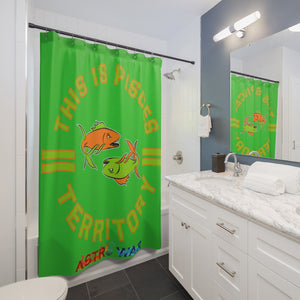 Team Pisces Shower Curtains