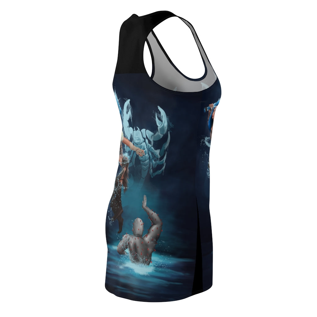 Scorpio/Virus Women's Cut & Sew Racerback Dress