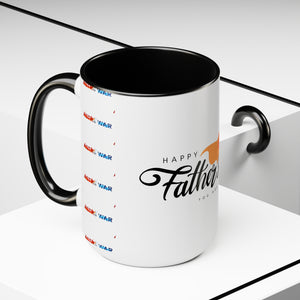 Father's Day (3) Two-Tone Coffee Mugs, 15oz