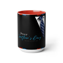 Load image into Gallery viewer, Father&#39;s Day (4) Two-Tone Coffee Mugs, 15oz
