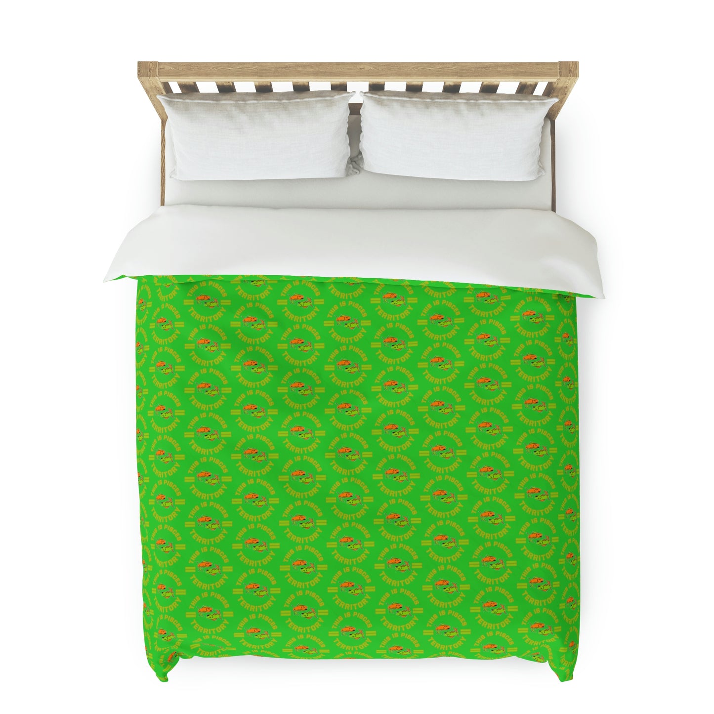 Pisces-Green Duvet Cover