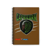 Load image into Gallery viewer, Capricorn Spiral Notebook - Ruled Line
