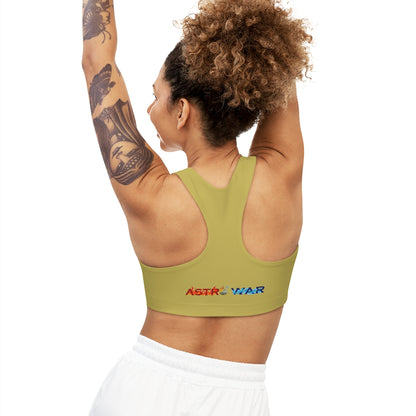 Leo Birthday Seamless Sports Bra (AOP)