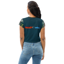 Load image into Gallery viewer, Gemini All-Over Print Crop Tee
