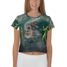 Load image into Gallery viewer, Gemini All-Over Print Crop Tee
