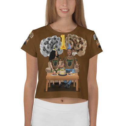 Capricorn Birthday All-Over Print Crop Tee