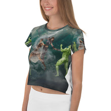 Load image into Gallery viewer, Gemini All-Over Print Crop Tee
