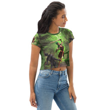 Load image into Gallery viewer, Taurus All-Over Print Crop Tee
