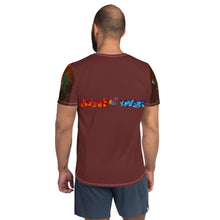 Load image into Gallery viewer, Leo All-Over Print Men&#39;s Athletic T-shirt
